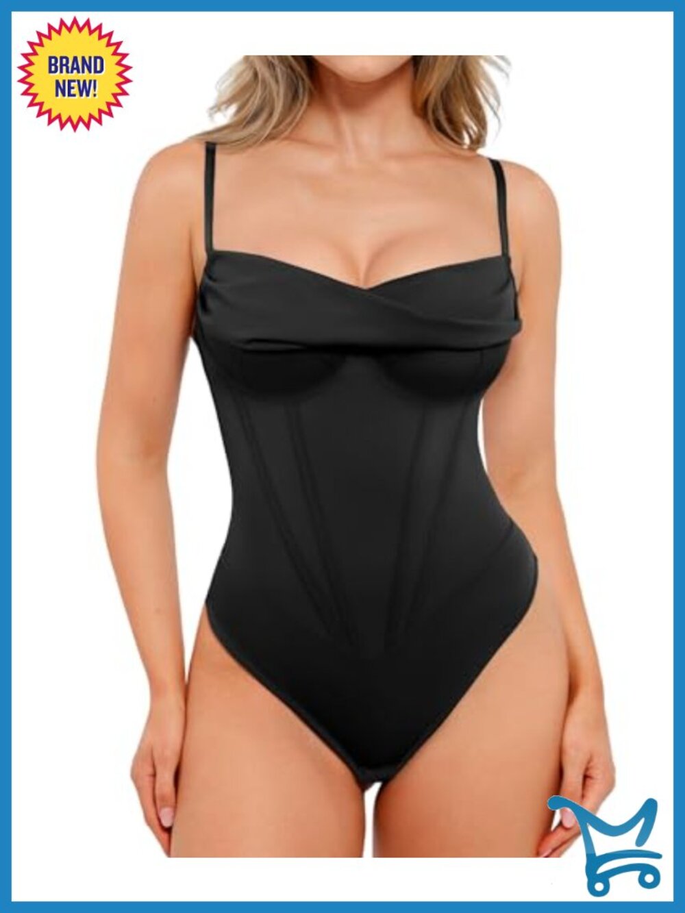 Mesh Tummy Control Shapewear Bodysuit Corset Top Underwire Sleeveless